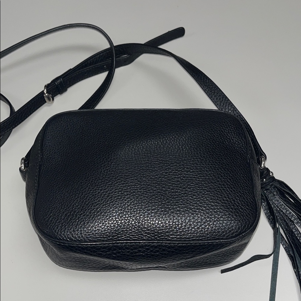 Gucci Black Soho Studded Disco Logo Leather Crossbody Bag - Picture 5 of 16
